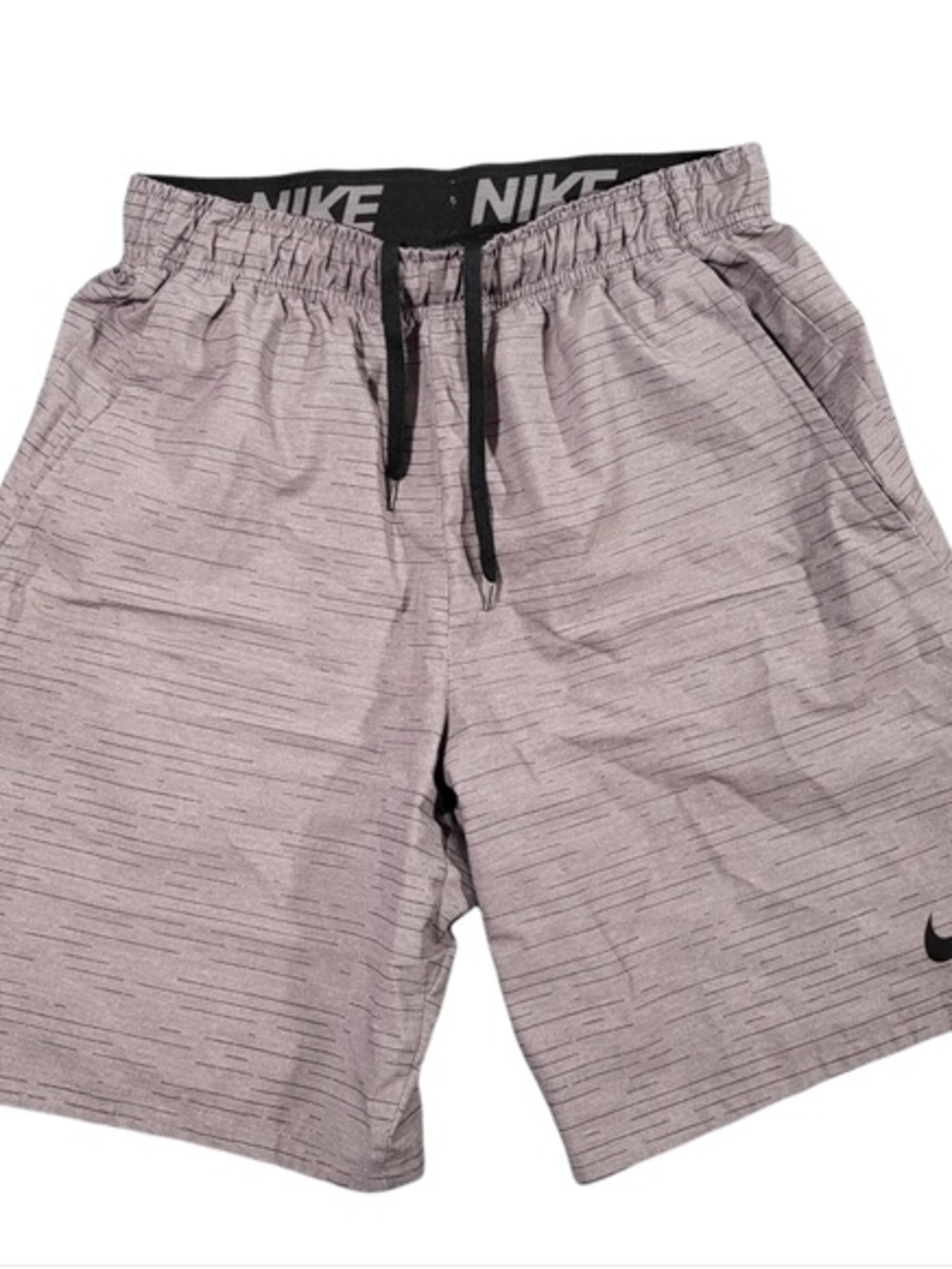 Nike Men’s Light Grey Dri-FIT Athletic Shorts